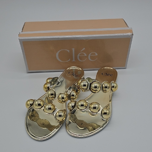 Gold Women's Sandals - Picture 3 of 8